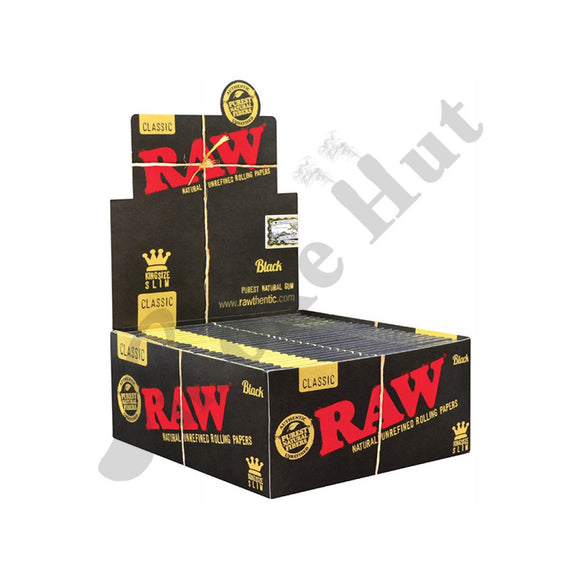 RAW Black - King Size Rolling Papers