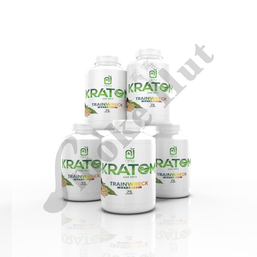 Trainwreck Capsules by Njoy Kratom | Kratom on Smoke Hut – SMOKEHUTNY
