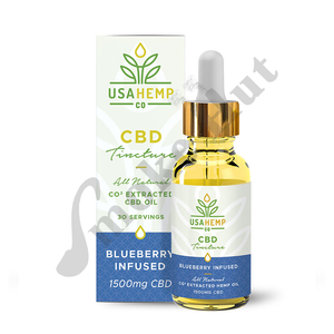 USA Hemp Co. - CBD Tincture Blueberry