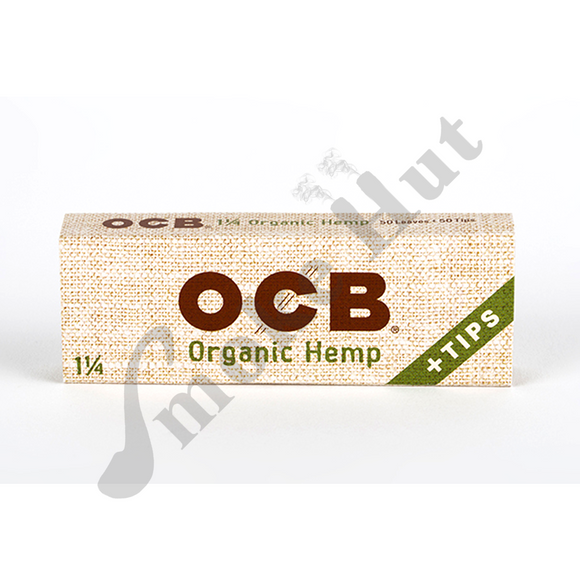 OCB Organic Hemp - 1 1/4 Rolling Paper + Tips