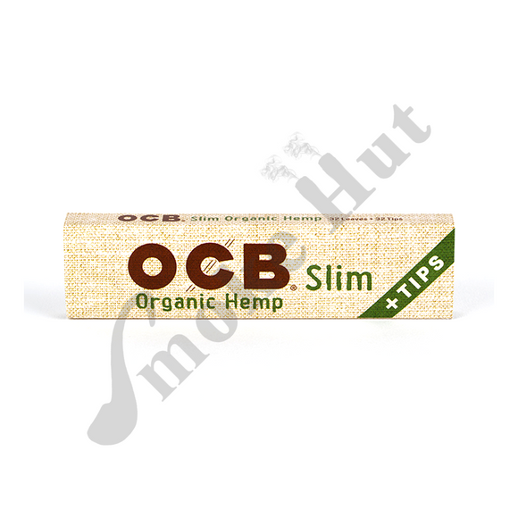OCB Organic Hemp - Slim Rolling Paper + Tips