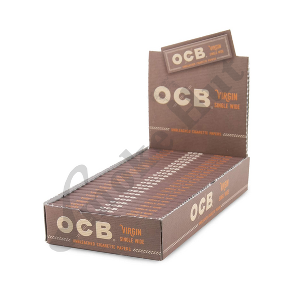 OCB Virgin Unbleached - Single Wide Rolling Paper