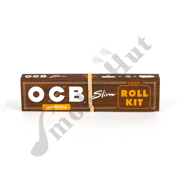 OCB Virgin Unbleached - Slim Roll Kit